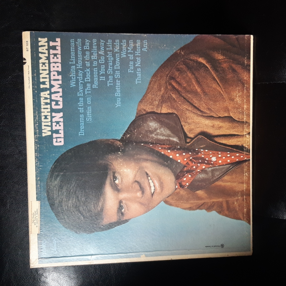 Glen Campbell Wichita Lineman LP Vinyl Record